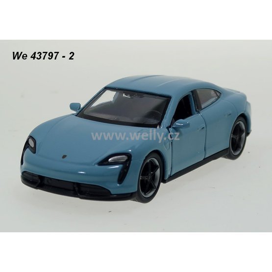 Welly 1:34-39 Porsche Taycan S (light blue) - code Welly 43797, modely aut