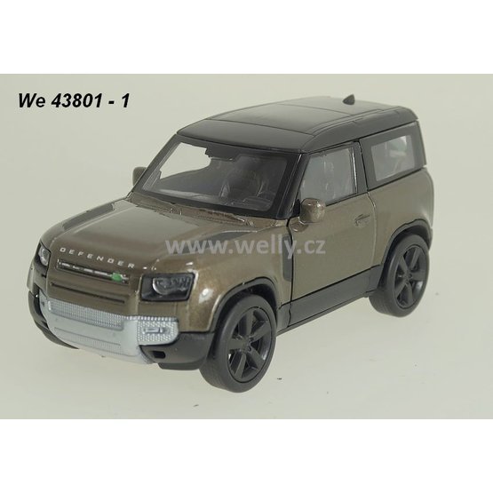 Welly 1:34-39 Land Rover 2020 Defender (brown) - code Welly 43801, modely aut