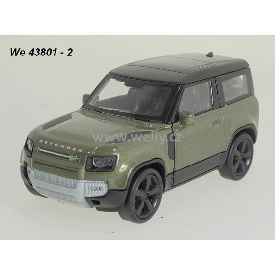 Welly 1:34-39 Land Rover 2020 Defender (green) - code Welly 43801, modely aut