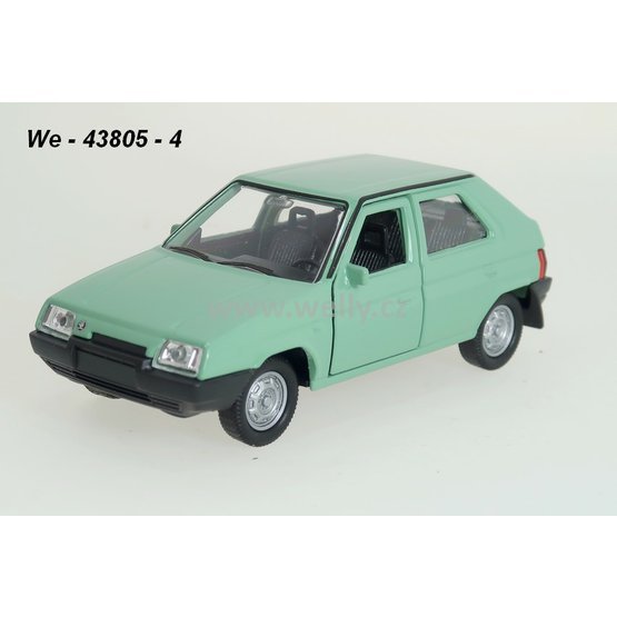 Welly 1:34-39 Škoda Favorit 1:38 (light green) - code Welly 43805, modely autWelly 1:34-39