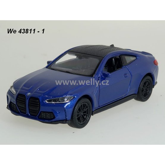 Welly 1:34-39 BMW M4 (blue) - code Welly 43811, modely aut