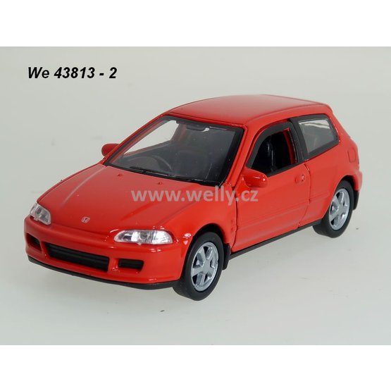 Welly 1:34-39 Honda Civic (red) - code Welly 43813, modely aut