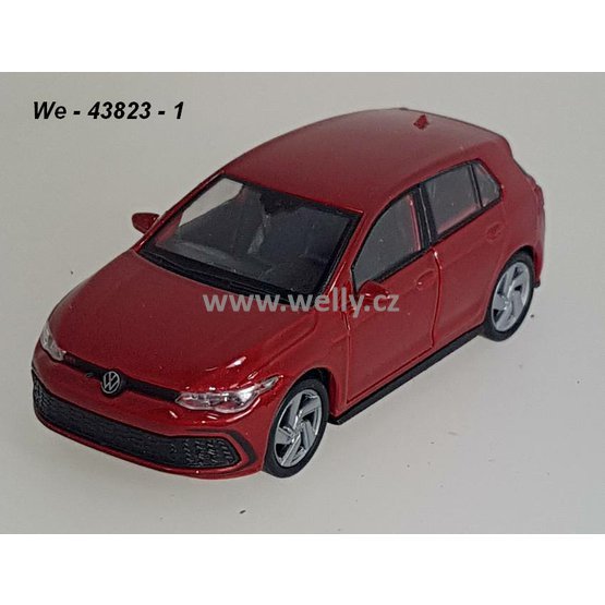Welly 1:34-39 Volkswagen Golf 8 GTi (red) - code Welly 43823, modely aut