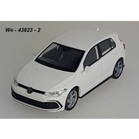 Welly 1:34-39 Volkswagen Golf 8 GTi (white) - code Welly 43823, modely aut