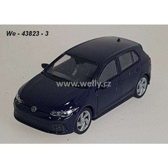 Welly 1:34-39 Volkswagen Golf 8 GTi (blue) - code Welly 43823, modely aut