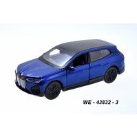 Welly 1:34-39 BMW iX (blue) - code Welly 43832, modely aut