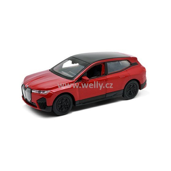 Welly 1:34-39 BMW iX (red) - code Welly 43832, modely aut