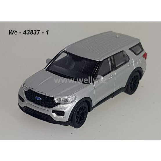 Welly 1:34-39 Ford 2023 Explorer (silver) - code Welly 43837, modely aut