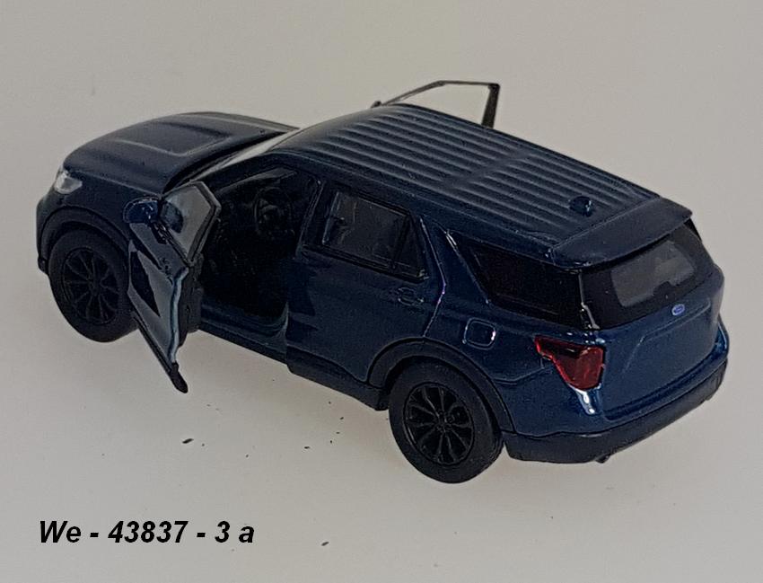 Welly 1 34 39 Ford 2023 Explorer blue code Welly 43837 modely aut Kovove modely a hra ky puzzle kostky Bburago Welly Maisto