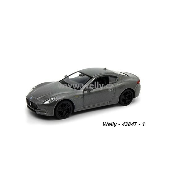 Welly 1:34-39 Maserati 2023 Gran Turismo (silver grey) - code Welly 43847, modely aut