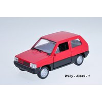 Welly 1:34-39 Fiat Panda (red) - code Welly 43849, modely aut