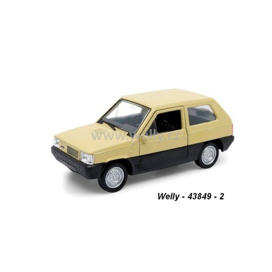 Welly 1:34-39 Fiat Panda (cream) - code Welly 43849, modely aut