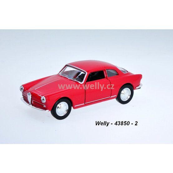 Welly 1:34-39 Alfa Romeo 1954 Giulieta (red) - code Welly 43850, modely aut