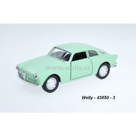 Welly 1:34-39 Alfa Romeo 1954 Giulieta (green) - code Welly 43850, modely aut
