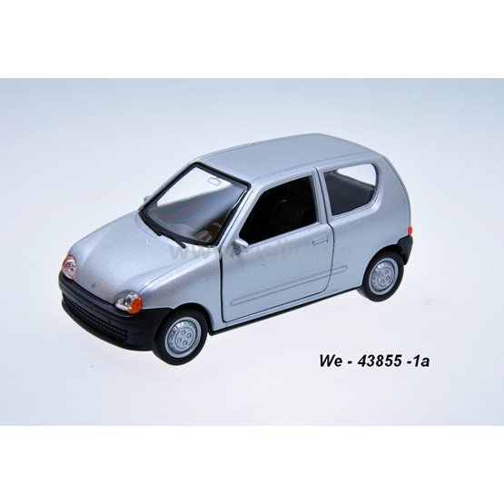 Welly 1:34-39 Fiat Seicento (silver) - code Welly 43855, modely aut