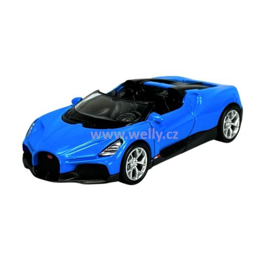 Welly 1:34-39 Bugatti W16 Mistral (blue) - code Welly 43857, modely aut