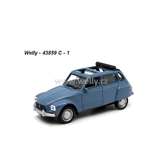 Welly 1:34-39 Citroen Dyane Convertible (l.blue) - code Welly 43859H, modely aut