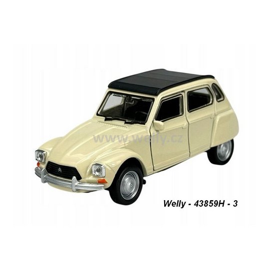 Welly 1:34-39 Citroen Dyane soft top (l.blue) - code Welly 43859H, modely aut