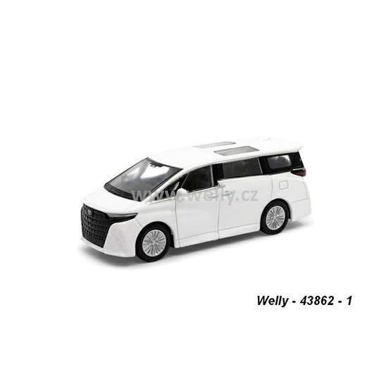 Welly 1:34-39 Alphard 2024 (pearl) - code Welly 43862, modely aut