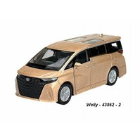 Welly 1:34-39 Alphard 2024 (pearl) - code Welly 43862, modely aut