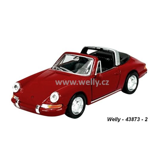 Welly 1:34-39 Porsche 911 Targa (yellow) - code Welly 43873