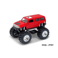 Welly 1:34-39 BIG WHEELS Hummer H3 (red) - Welly code 47001