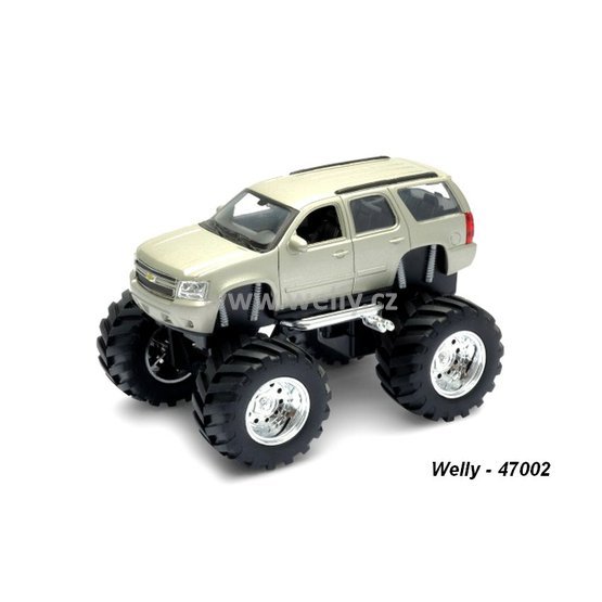 Welly 1:34-39 BIG WHEELS Chevrolet Tahoe 2008 (l.gold) - Welly code 47002