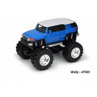 Welly 1:34-39 BIG WHEELS Toyota FJ Cruiser (blue) - Welly code 47003