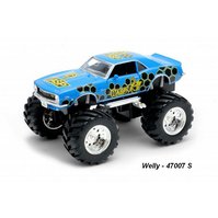 Welly 1:34-39 BIG WHEELS Chevrolet Camaro Z28 1968 (blue) - Welly code 47007 S