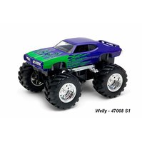 Welly 1:34-39 BIG WHEELS Pontiac GTO 1969 (violet) - Welly code 47008 S1