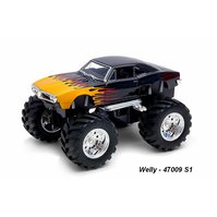 Welly 1:34-39 BIG WHEELS Pontiac Firebird 1967 (black) - Welly code 47009 S1