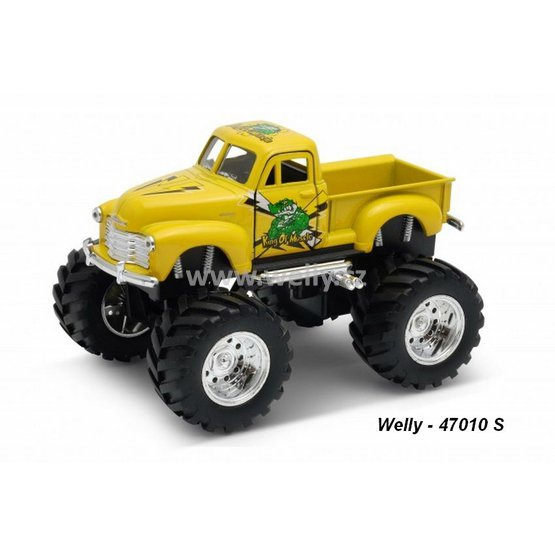 Welly 1:34-39 BIG WHEELS Chevrolet 3100 Pick Up 1953 (yellow) - Welly code 47010 S