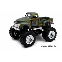 Welly 1:34-39 BIG WHEELS Chevrolet 3100 Pick Up 1953 (matt gray) - Welly code 47010 S1