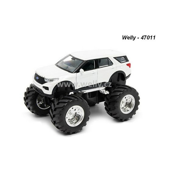 Welly 1:34-39 BIG WHEELS Ford Explorer 2023 (white) - Welly code 47011
