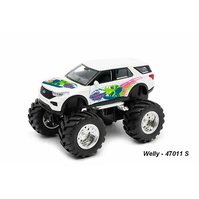 Welly 1:34-39 BIG WHEELS Ford Explore 2023 (white) - Welly code 47011 S