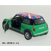 Mini Cooper (GB green) - code Welly 49766U, modely aut