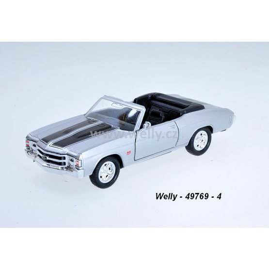 Welly 1:34-39 Chevrolet ´71 Chevelle SS 454 (silver) - code Welly 49769, modely aut