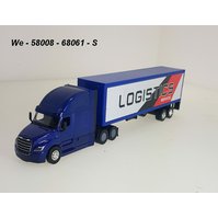 Welly 1:64 Freightliner Cascadia Hauler Logistics (blue) - code Welly 68061S, modely aut