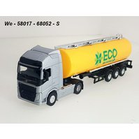 Welly 1:64 Volvo FH Tanker ECO (yellow) - code Welly 68052S, modely aut