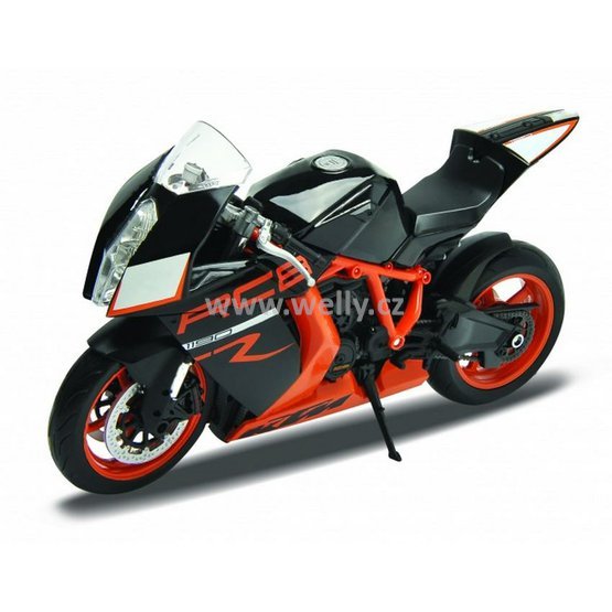 Welly 1:10 KTM 1190 RC8R (black), code Welly 62806R, modely motocyklů.