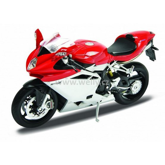 Welly 1:10 MV Agusta F4 (red), code Welly 62807, modely motocyklů.