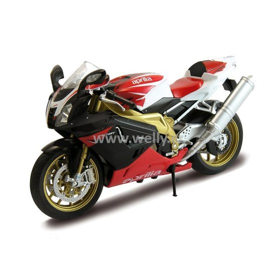 Welly 1:10 Aprilia RSV 1000R Factory (red), code Welly 62808F, modely motocyklů.