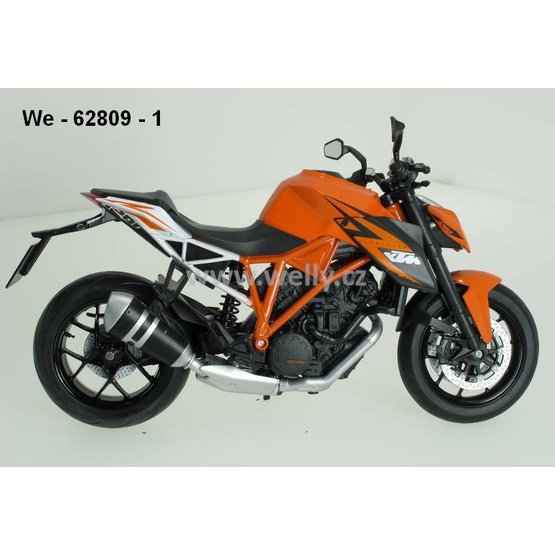 Welly 1:10 KTM 1290 Super Duke R (orange), code Welly 62809, modely motocyklů