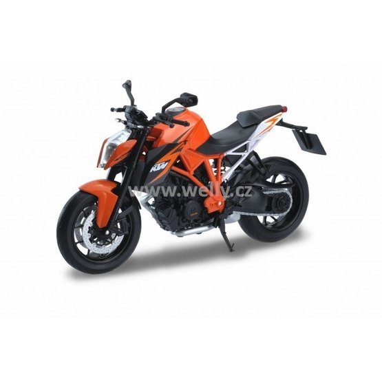 Welly 1:10 KTM 1290 Super Duke R (orange), code Welly 62809, modely motocyklů.