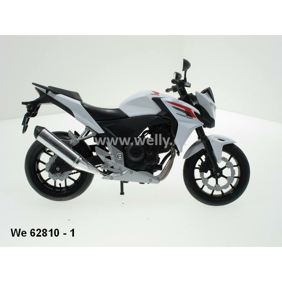 Welly 1:10 Honda CB 500 F 2014 white), code Welly 62810, modely motocyklů