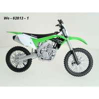 Welly 1:10 Kawasaki 2017 KX 250F (green), code Welly 62813, modely motocyklů