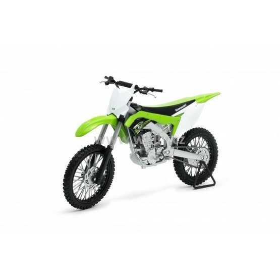Welly 1:10 Kawasaki 2017 KX 250F (green), code Welly 62813, modely motocyklů.