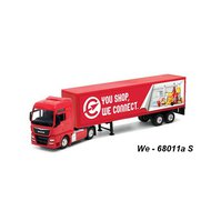 Welly 1:64 MAN TGX XXL You Shop (red) - code Welly 68011SS, modely aut