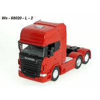 Welly 1:64 Scania V8 R730 Hauler 6x4 (red) - code Welly 68020L, modely aut