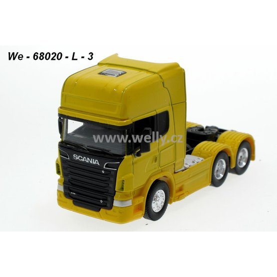 Welly 1:64 Scania V8 R730 Hauler 6x4 (yellow) - code Welly 68020L, modely aut